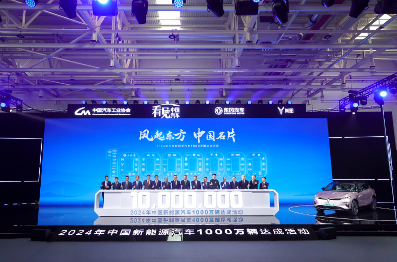 China's New Energy Vehicles Reach a Milestone: 10 Million Units in Annual Production and Sales