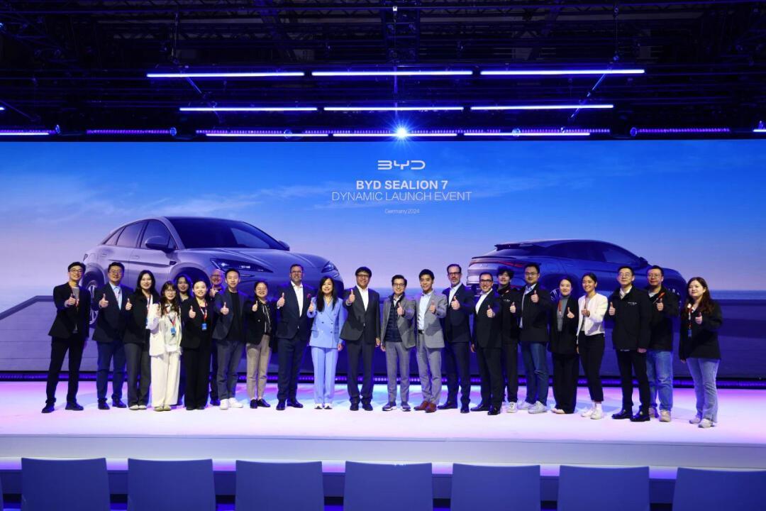 BYD launched the Sealion 07EV in Frankfurt