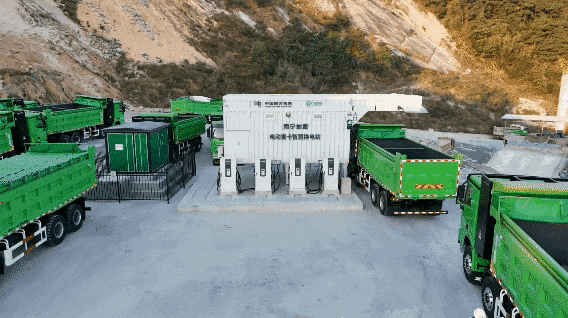 3-5 Minutes Fast Battery Swap, First Pumped Hydro Storage Heavy Duty Truck Battery Swap Station in China Starts Operation in Nanning, Guangxi